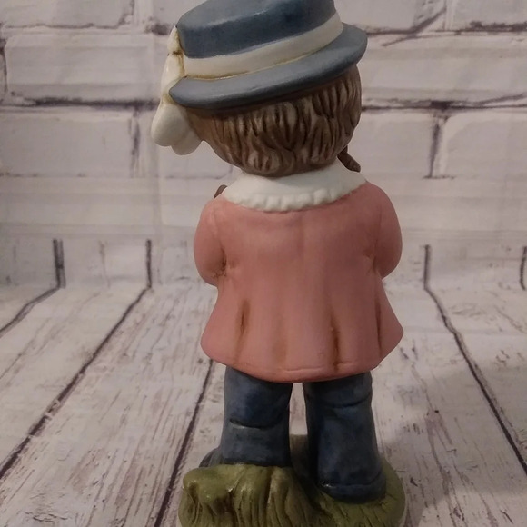 Vintage Homco Home Interior 1419 Boy with Rocking Horse - Picture 5 of 8